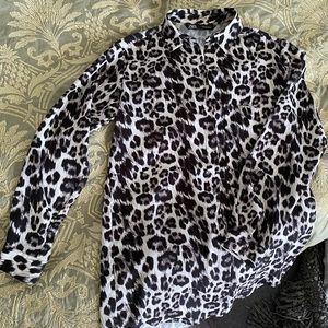 Zara Animal Print Shirt